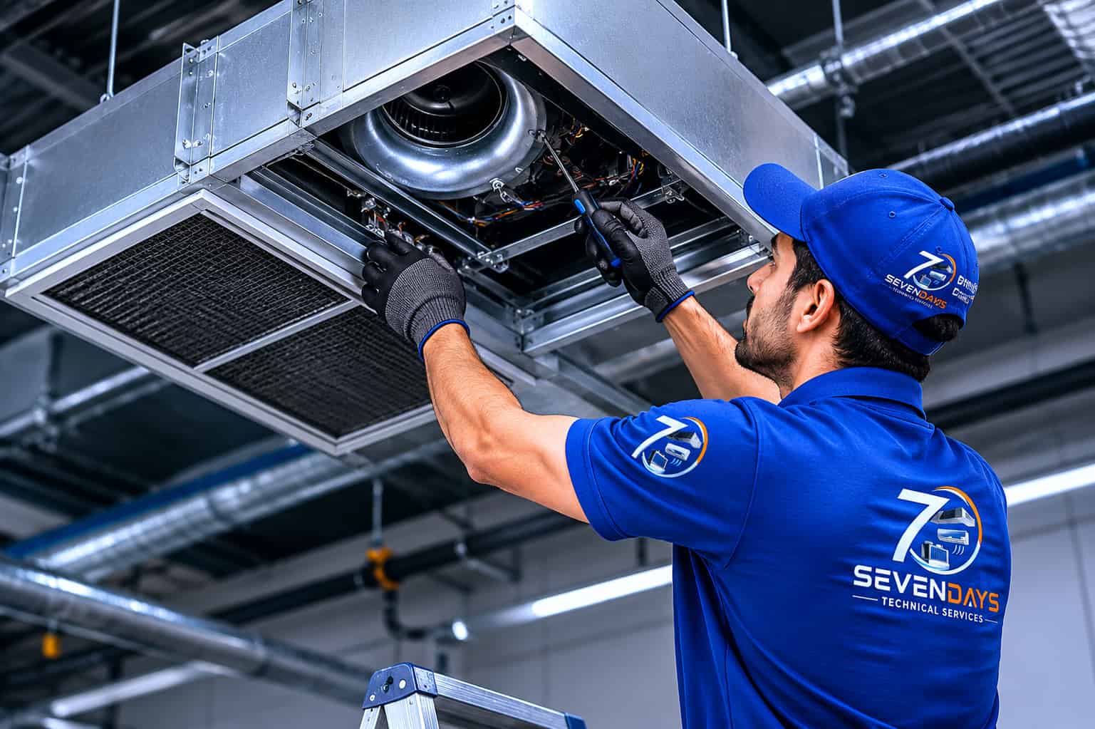 Duct AC repair service Dubai